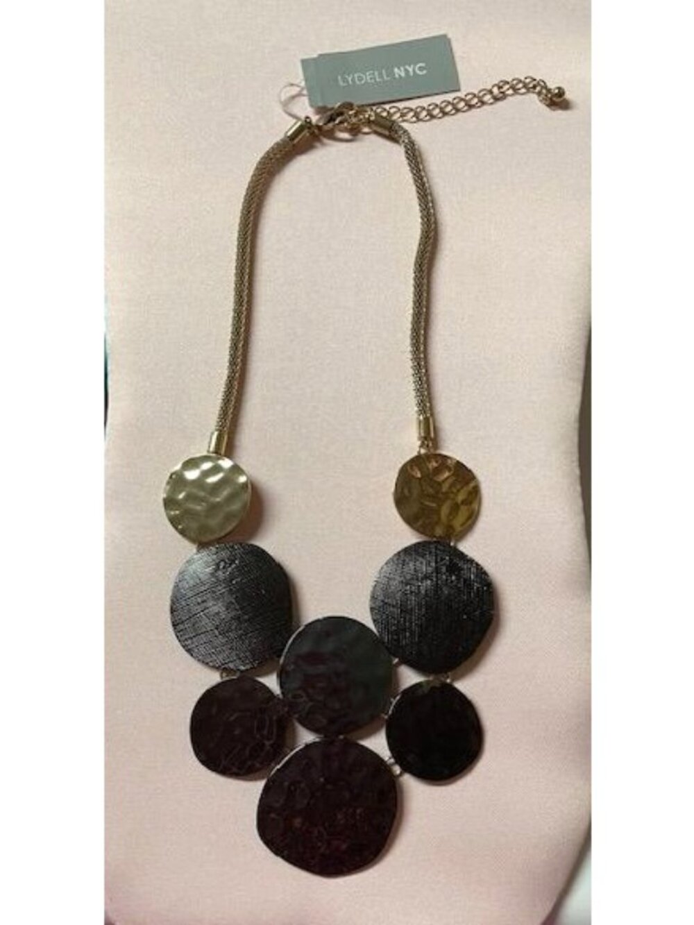 Multi-Disc Statement Necklace - Picture 2 of 5